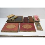 Two volumes "Old England A Museum of Popular Antiquities" (Vol. I & II); a wooden counter top