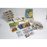 Various mixed cigarette & tea cards; & approximately three hundred & seventy various phone cards.