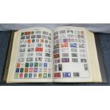 A collection of G. B. & foreign stamps in eight albums; also various loose stamps; & two small