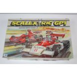 A Scalextric “GP1” racing car set; an MB “Cross Fire” game; & a Lego Technic “Power Functions”