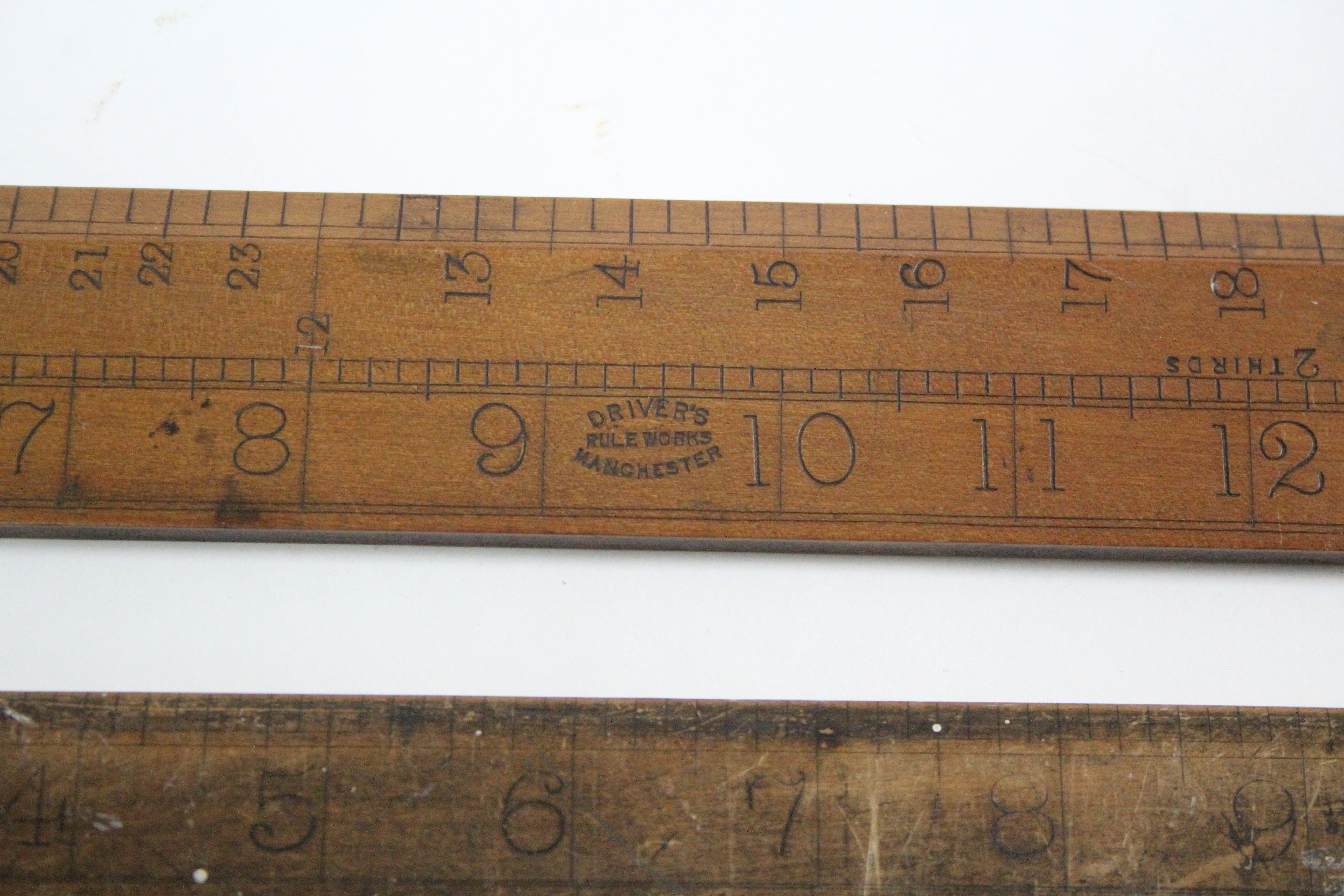 A Drivers of Manchester treen dressmaker’s rule; & a similar ditto. - Image 3 of 4