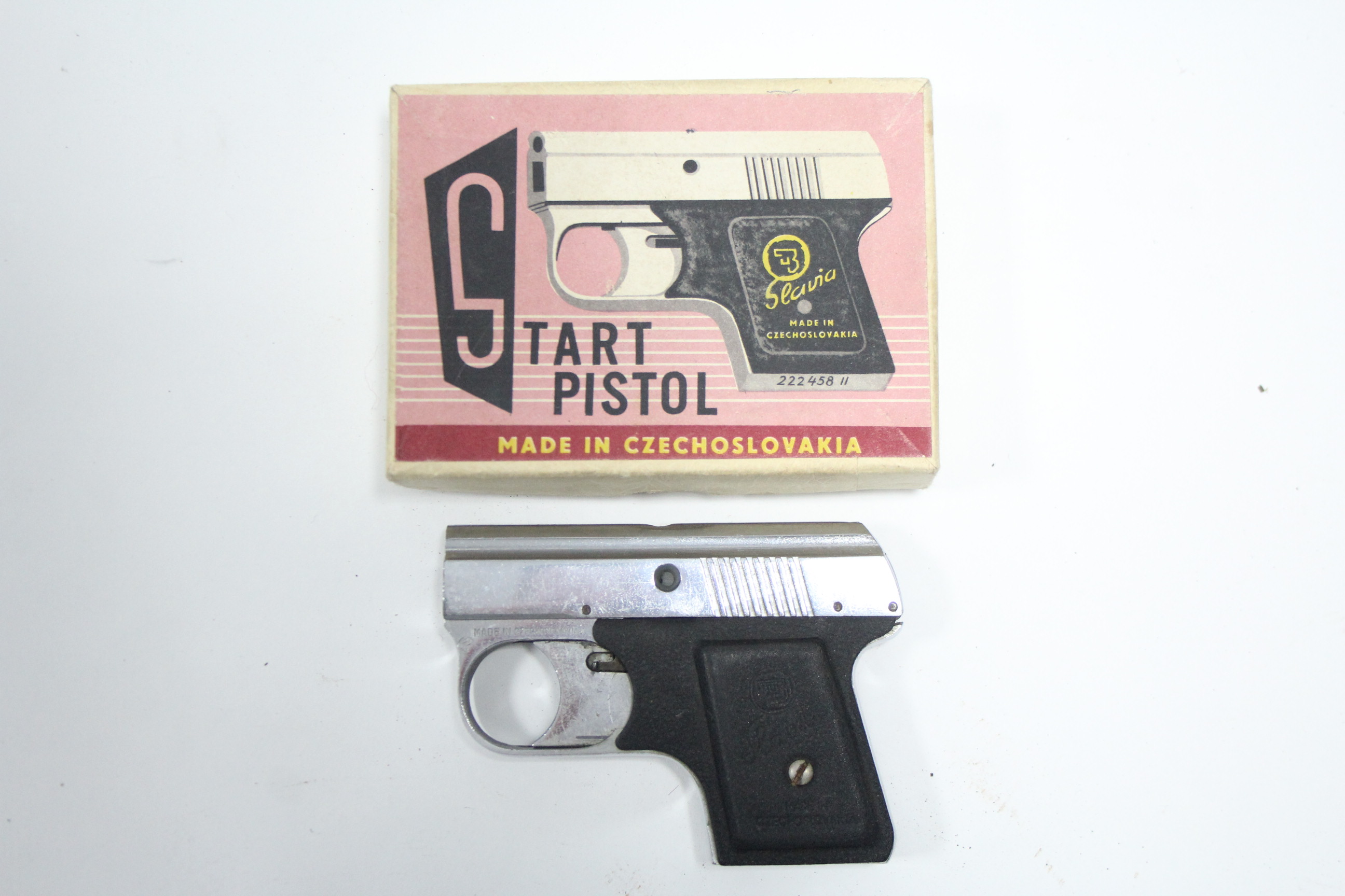 A Slavia “Start Pistol”, boxed.