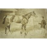 Approximately forty various Victorian hand tinted photographs – Military figures & animals,