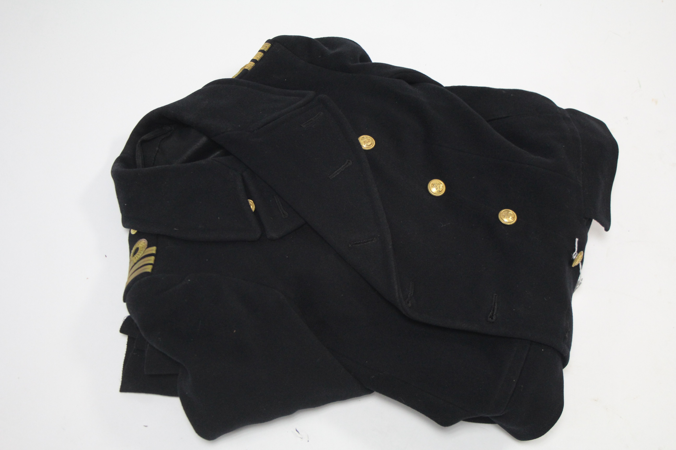 A British Royal Navy commander’s overcoat.