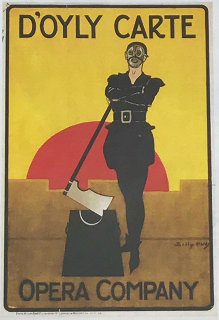 A vintage D’Oyly Carte Opera Company coloured poster advertising The Yeoman of The Guard, designed