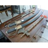 Replica edged weapons: to include a hand axe,