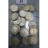 Uncollated coins - pre 1921 British silver half crown CS