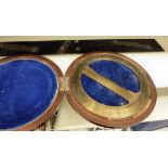 A late 19thC lacquered brass 360 degree circular protractor, inscribed Foundy & Co.