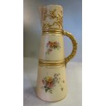 A Royal Worcester blush ivory glazed,