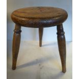 A 1930s Walt Disney American maple nursery stool, the solid,