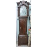 A early 19thC mahogany longcase clock,