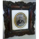 A late Victorian daguerreotype, featuring a portrait of a seated sailor 3'' x 2.