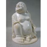 A late 19th/early 20thC carved ivory figure,