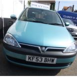 A 2003 Vauxhall Corsa Club 1.