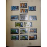 An uncollated album collection of British postage stamps: to include Penny Reds,