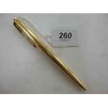 A Parker gold plated cased,