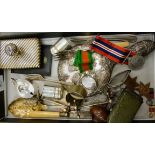 A mixed lot: to include two World War II Defence medals;