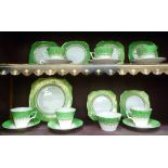 A 1930s Art Deco Royal Winton china tea set,