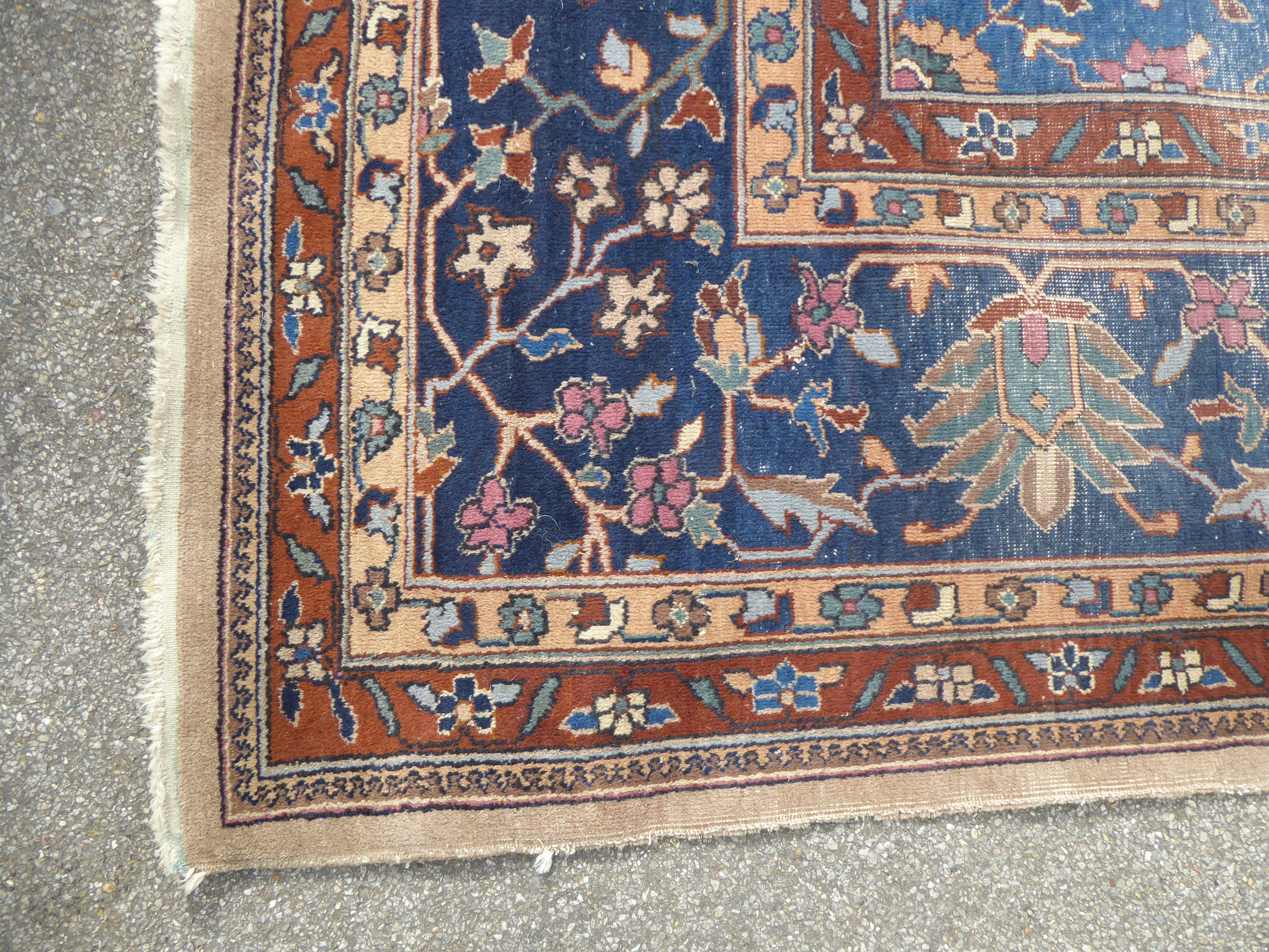 A Turkish carpet with a central medallion, - Image 2 of 5