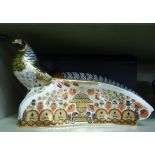 A Royal Crown Derby china 'The 250 Collection, Lady Amherst Pheasant' designed by John Ablitt,