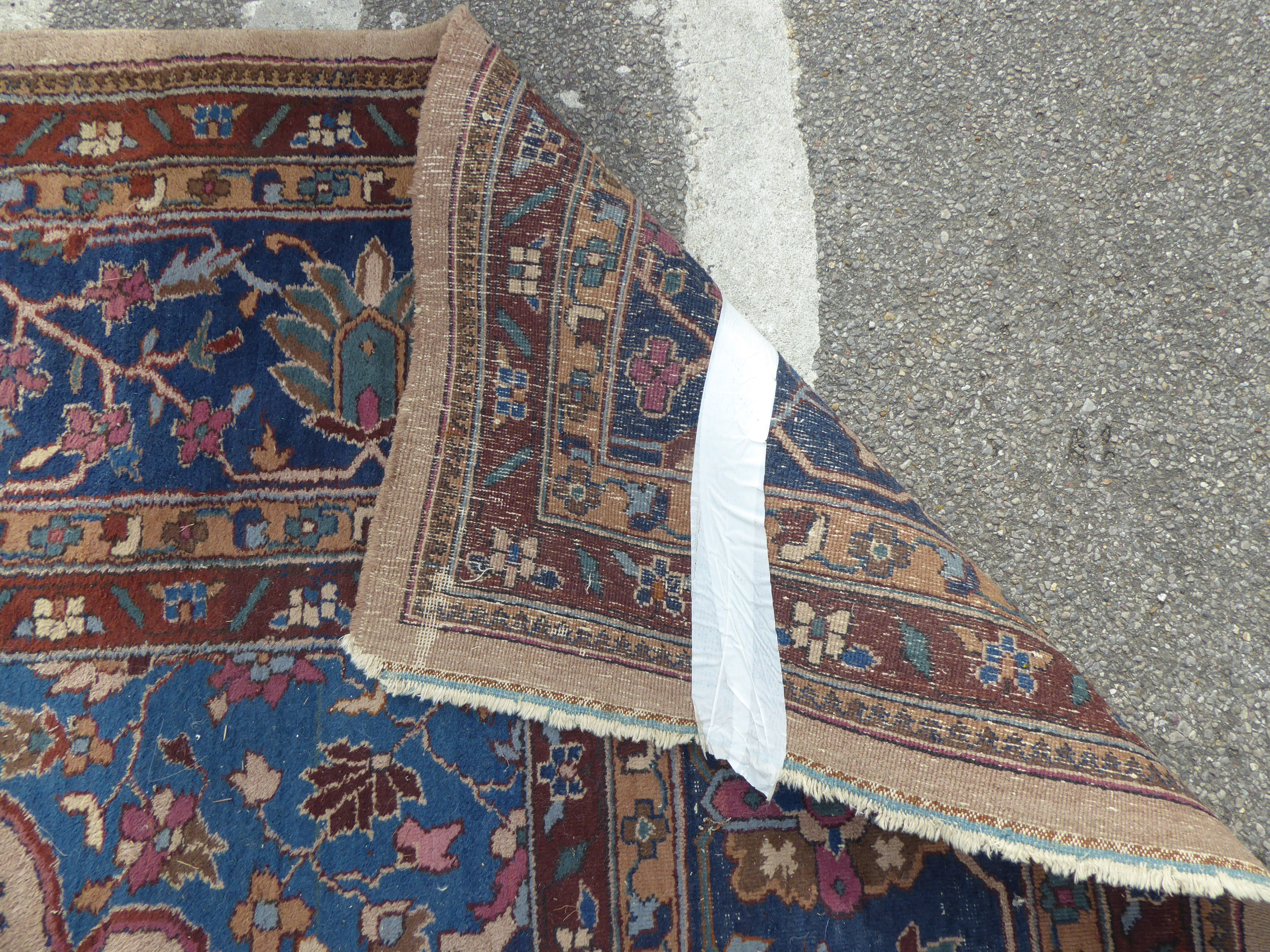 A Turkish carpet with a central medallion, - Image 5 of 5