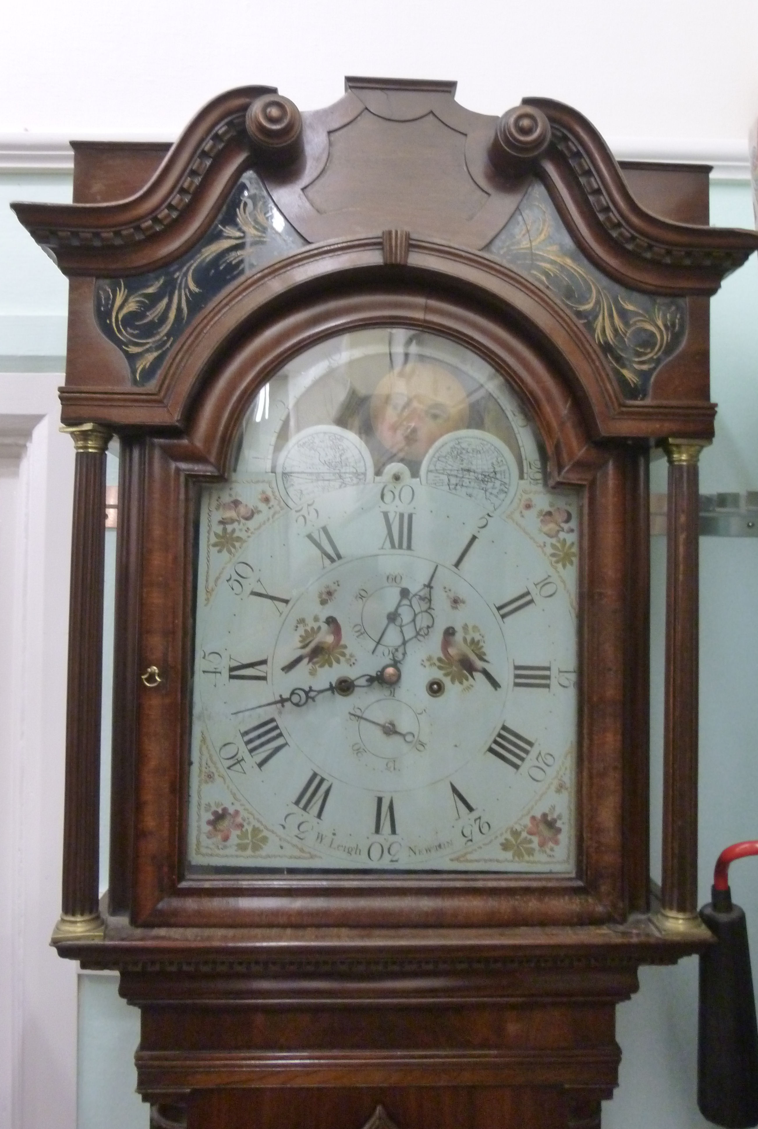An early 19thC mahogany longcase clock, - Image 2 of 10