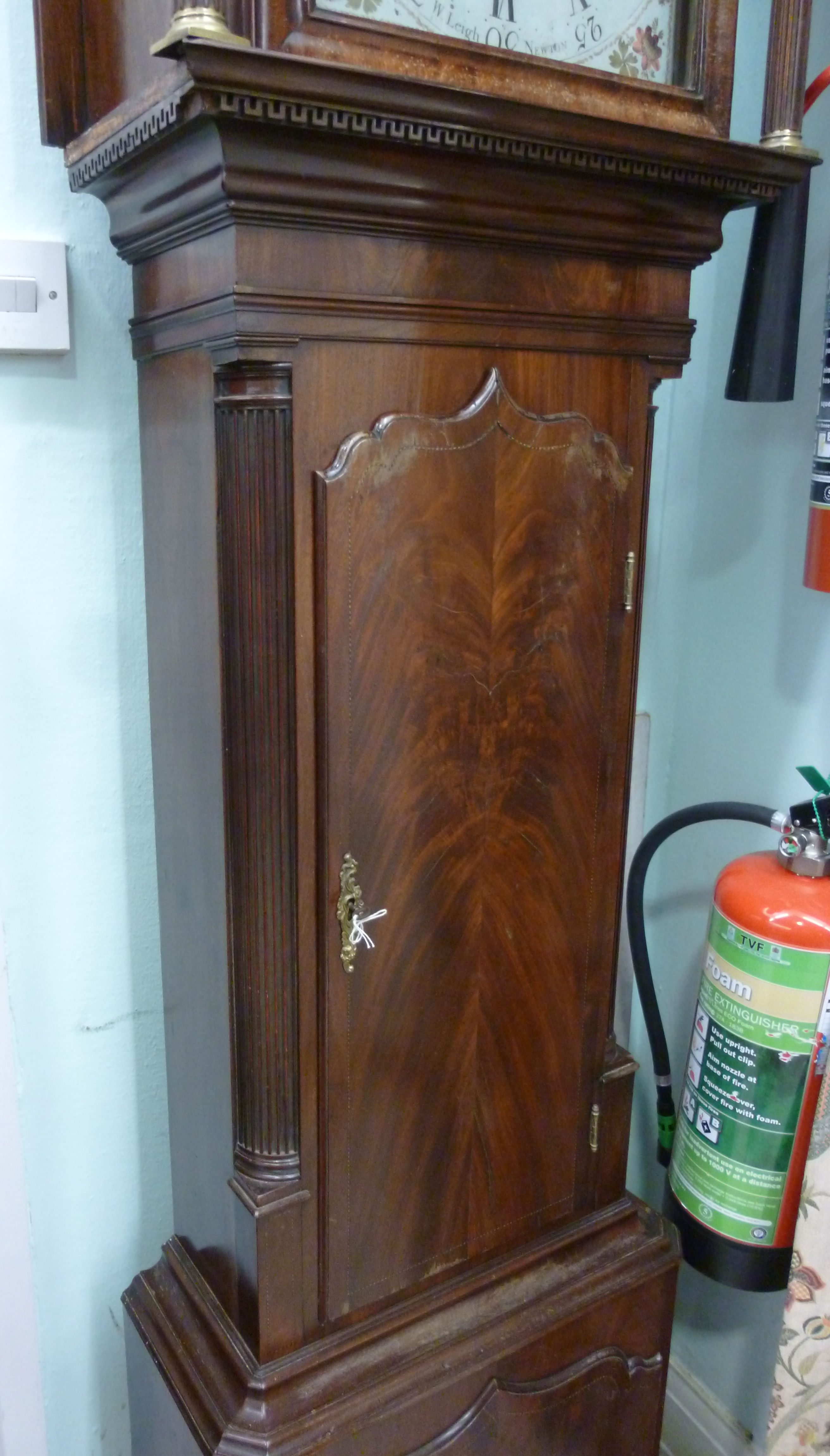 An early 19thC mahogany longcase clock, - Image 3 of 10