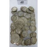 Uncollated pre 1946 British silver coins: to include half crowns 11