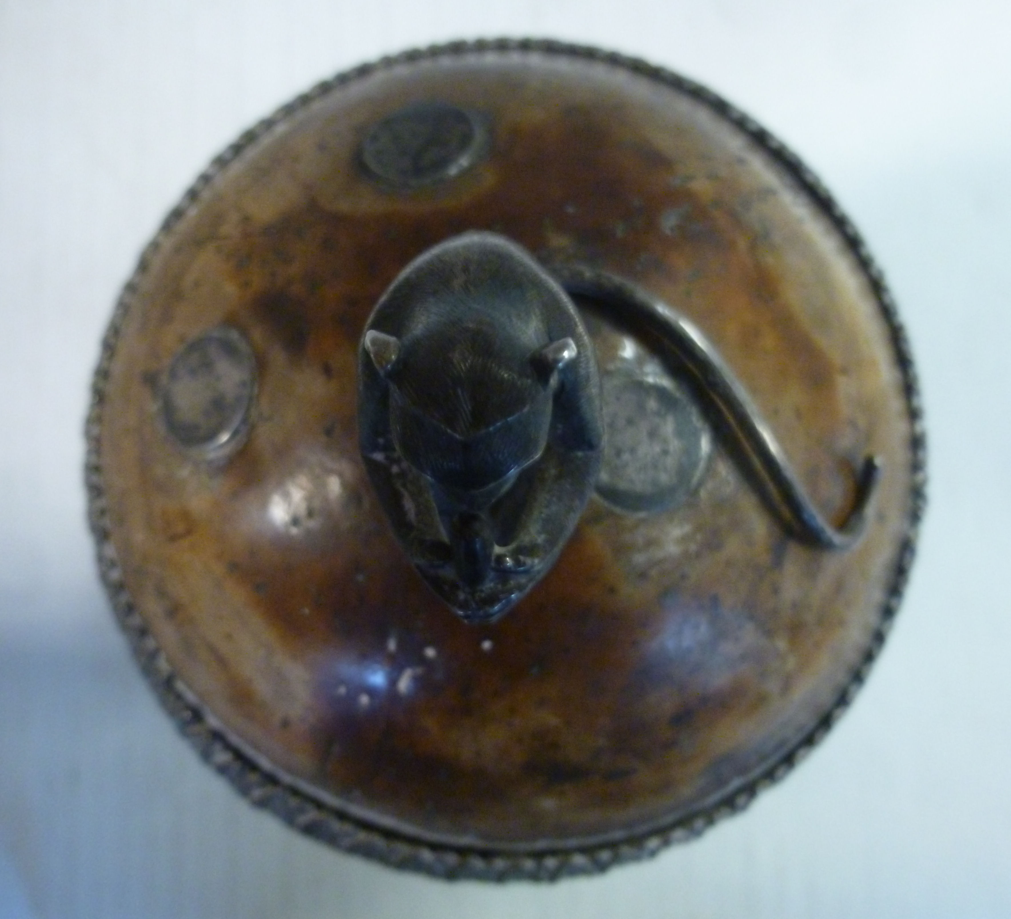 A mid/late 18thC coconut cup, - Image 8 of 10