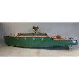 A Hornby tinplate clockwork model, Viking Speedboat 16.