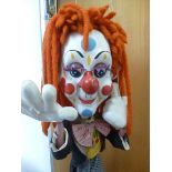 A Pelham Puppets 'Bimbo' large scale marionette with red hair, painted features,