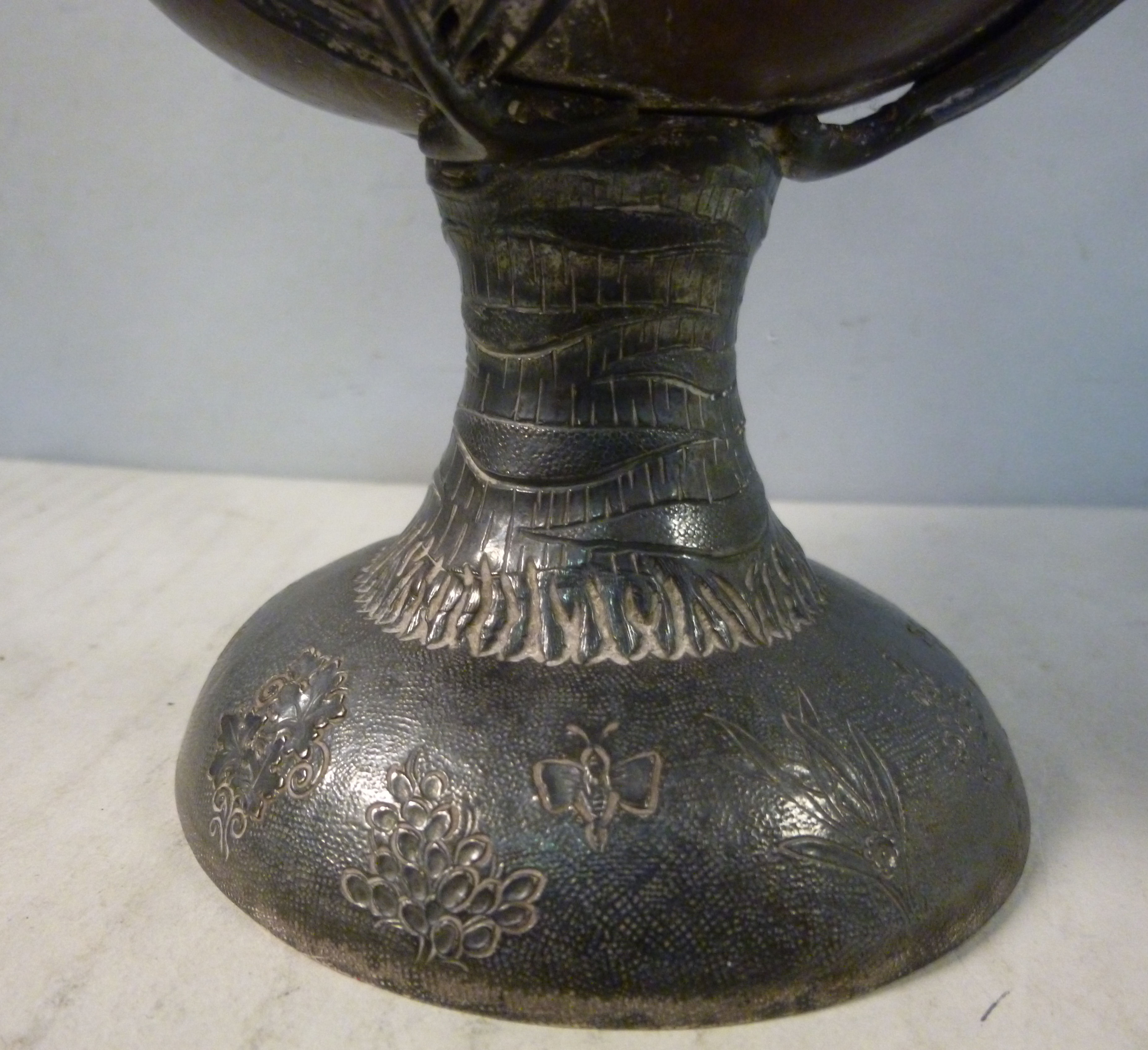 A mid/late 18thC coconut cup, - Image 4 of 10