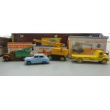 Four Dinky diecast model commercial vehicles: to include a 'No.