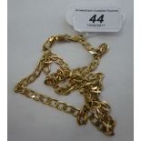 A 9ct gold flat,