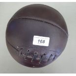 A stitched hide football SR