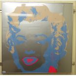 In the manner of Andy Warhol - 'Marilyn' silkscreen print published by Sunday B Morning 36'' x