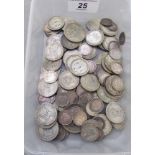 Uncollated pre-decimal British coins: to include shillings and florins CS