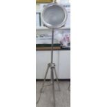 A modern studio design, stainless steel framed spotlight,