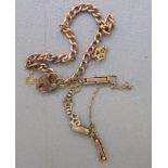 9ct gold jewellery: to include a multi-link necklace,