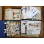 Uncollated postage stamps and First Day covers: to include mainly GB issues LSB