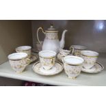 An English bone china New Chelsea Staffs pattern tea set OS5