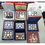Franklin Mint and other proof coins: to include 'The Golden Jubilee Set' boxed with certificate of