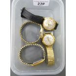 Wristwatches: to include a Watex stainless steel cased example,