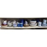 Domestic ceramics: to include a Denby stoneware,