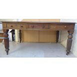 A mid Victorian mahogany library table,