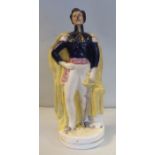 A 19thC Staffordshire pottery figure 'Prince Albert' 11''h