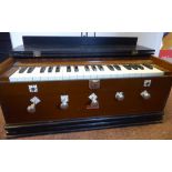 A 20thC Indian portable harmonium,