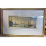 Attributed to JW Bunny - 'Becalme, Florence' watercolour bears a signature & a label verso 5.