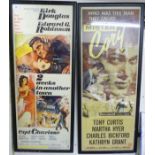 Two 'vintage' printed film posters, viz.