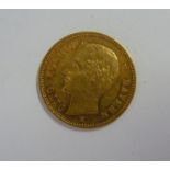 A German Ten Mark gold coin 1902